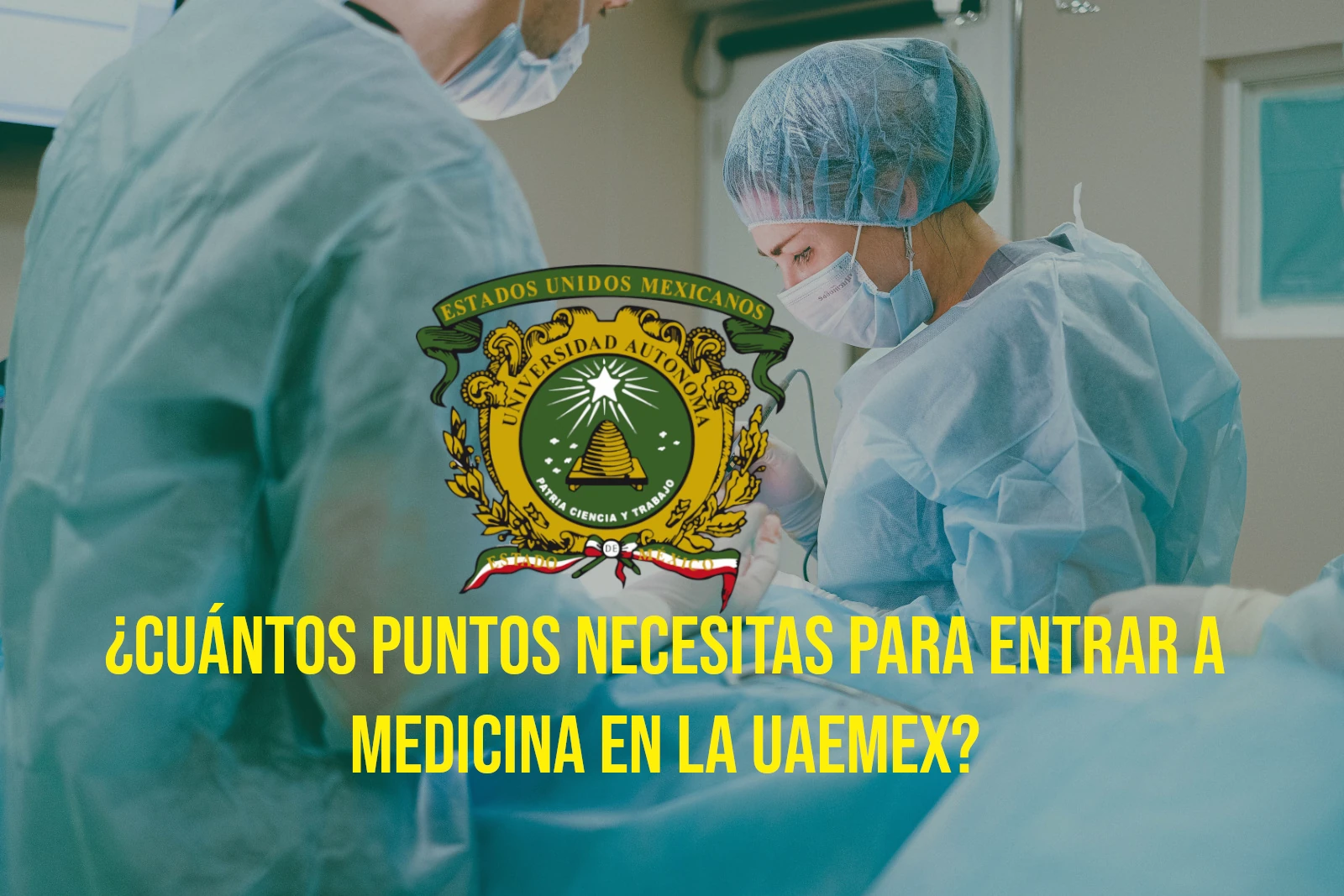 ¿Cuántos Puntos Necesitas para Entrar a Medicina en la UAEMex? 1 Licenciatura en medicina en la UAEMex
